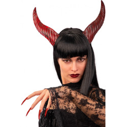 Čertovské rohy maxi červené